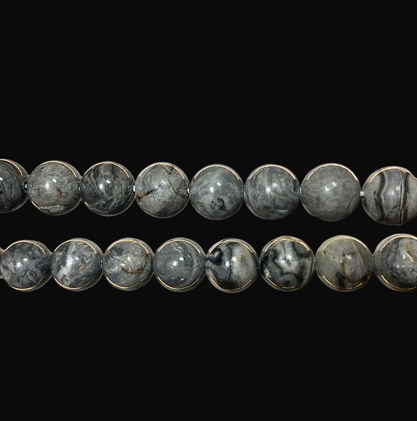 Gemstone Bracelet Grey