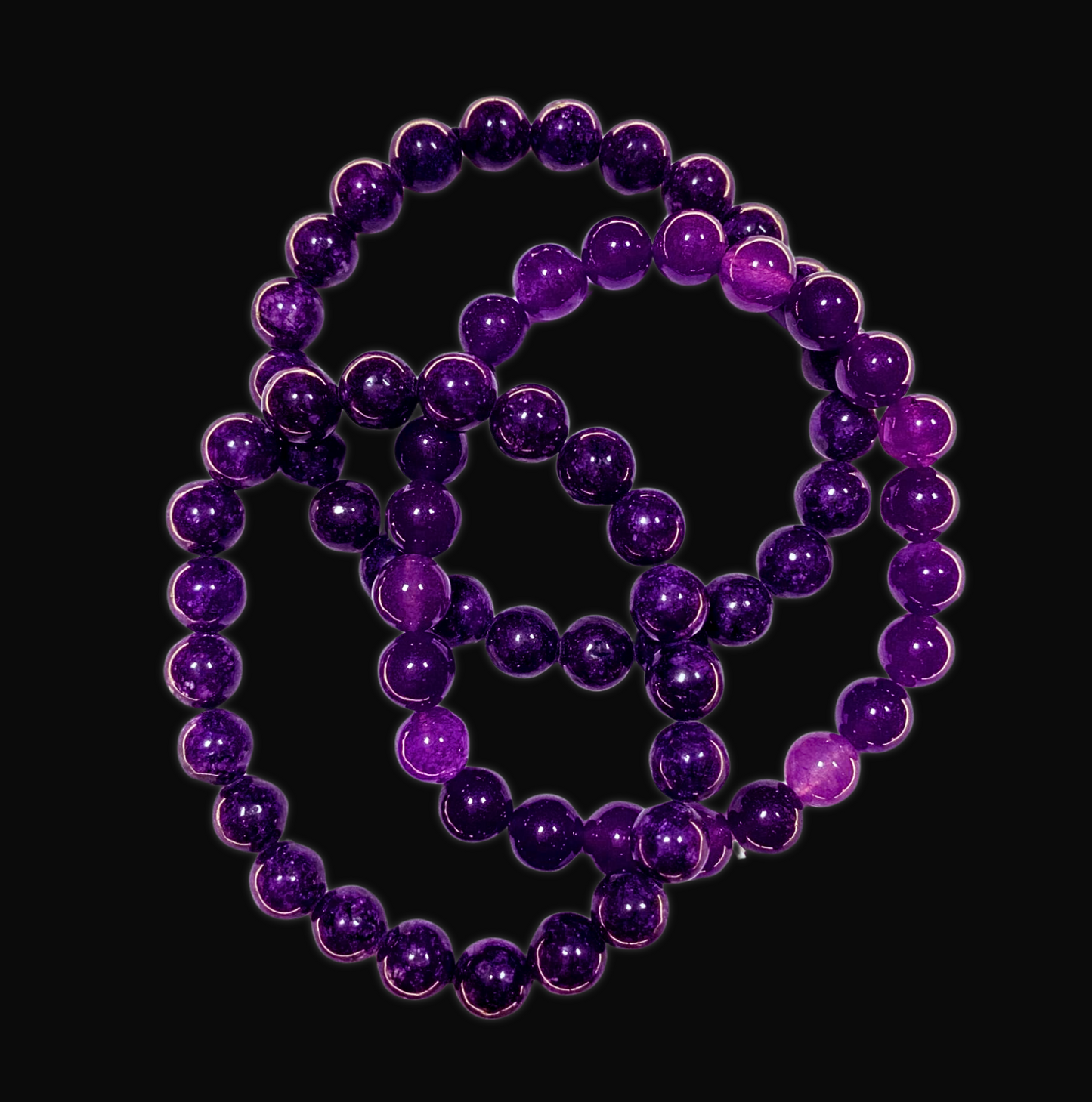 Jade Stone Bracelet violette
