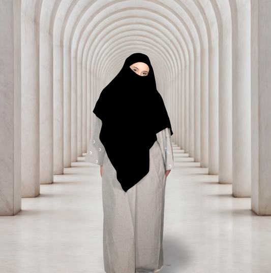 Moon Abaya Grey