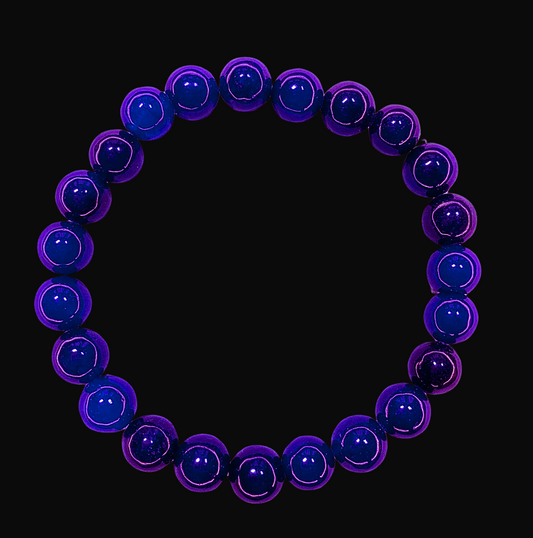 Jade Stone Bracelet Blue