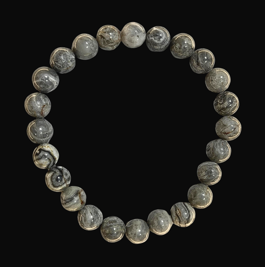 Gemstone Bracelet Grey