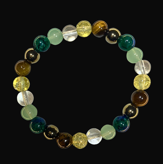 Jade Stone Bracelet Multicolor